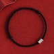 925 Sterling Silver Beads Protection Luck Bracelet Anklet 925 Sterling Silver Beads Protection Luck Bracelet Anklet