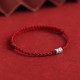 925 Sterling Silver Beads Protection Luck Bracelet Anklet 925 Sterling Silver Beads Protection Luck Bracelet Anklet
