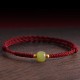 Natural Hetian Jade Gold Beads Protection Luck Bracelet Anklet Natural Hetian Jade Gold Beads Protection Luck Bracelet Anklet
