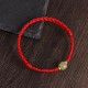 Natural Hetian Jade Gold Beads Protection Luck Bracelet Anklet Natural Hetian Jade Gold Beads Protection Luck Bracelet Anklet