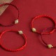 Natural Hetian Jade Gold Beads Protection Luck Bracelet Anklet Natural Hetian Jade Gold Beads Protection Luck Bracelet Anklet