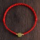 Natural Hetian Jade Gold Beads Protection Luck Bracelet Anklet Natural Hetian Jade Gold Beads Protection Luck Bracelet Anklet