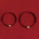Natural Hetian Jade Gold Beads Protection Luck Bracelet Anklet Natural Hetian Jade Gold Beads Protection Luck Bracelet Anklet