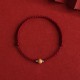 Natural Peach Wood Bead Luck Bracelet Anklet Natural Peach Wood Bead Luck Bracelet Anklet