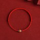 Natural Peach Wood Bead Luck Bracelet Anklet Natural Peach Wood Bead Luck Bracelet Anklet