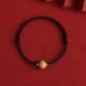 Natural Peach Wood Bead Luck Bracelet Anklet Natural Peach Wood Bead Luck Bracelet Anklet