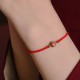 Natural Peach Wood Bead Luck Bracelet Anklet Natural Peach Wood Bead Luck Bracelet Anklet