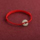 Natural Hetian Jade Peace Buckle Protection Bracelet Anklet Natural Hetian Jade Peace Buckle Protection Bracelet Anklet