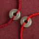Natural Hetian Jade Peace Buckle Protection Bracelet Anklet Natural Hetian Jade Peace Buckle Protection Bracelet Anklet