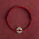 Natural Hetian Jade Peace Buckle Protection Bracelet Anklet Natural Hetian Jade Peace Buckle Protection Bracelet Anklet