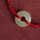 Natural Hetian Jade Peace Buckle Protection Bracelet Anklet Natural Hetian Jade Peace Buckle Protection Bracelet Anklet