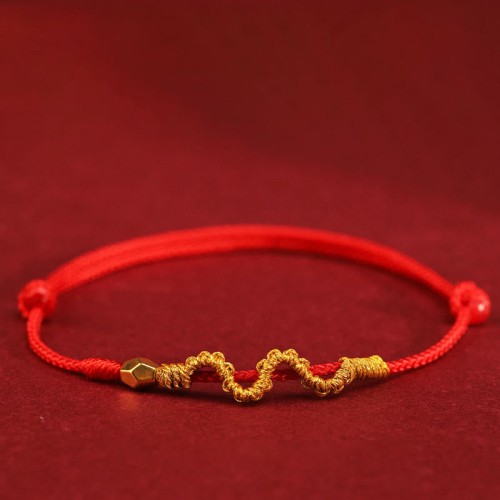 999 Gold Year of the Snake Luck Strength Bracelet Anklet 999 Gold Year of the Snake Luck Strength Bracelet Anklet