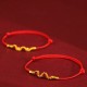 999 Gold Year of the Snake Luck Strength Bracelet Anklet 999 Gold Year of the Snake Luck Strength Bracelet Anklet