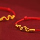 999 Gold Year of the Snake Luck Strength Bracelet Anklet 999 Gold Year of the Snake Luck Strength Bracelet Anklet