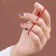999 Gold Small Peace Buckle Red String Protection Anklet 999 Gold Small Peace Buckle Red String Protection Anklet