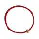 999 Gold Small Peace Buckle Red String Protection Anklet 999 Gold Small Peace Buckle Red String Protection Anklet