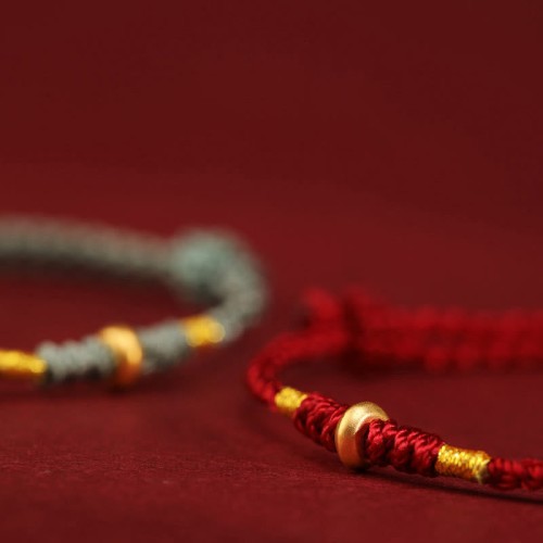 999 Gold Lucky Beads Protection Luck Bracelet Anklet 999 Gold Lucky Beads Protection Luck Bracelet Anklet