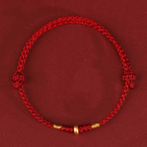 999 Gold Lucky Beads Protection Luck Bracelet Anklet 999 Gold Lucky Beads Protection Luck Bracelet Anklet