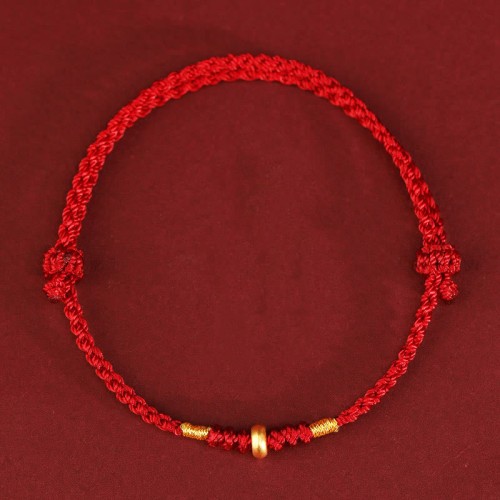 999 Gold Lucky Beads Protection Luck Bracelet Anklet 999 Gold Lucky Beads Protection Luck Bracelet Anklet