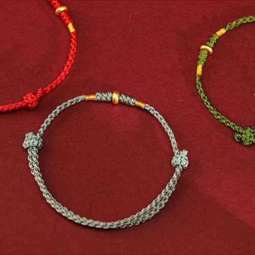 999 Gold Lucky Beads Protection Luck Bracelet Anklet 999 Gold Lucky Beads Protection Luck Bracelet Anklet