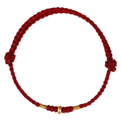 999 Gold Lucky Beads Protection Luck Bracelet Anklet 999 Gold Lucky Beads Protection Luck Bracelet Anklet