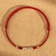 925 Sterling Silver Ultra-Thin Braided Luck Protection Anklet 925 Sterling Silver Ultra-Thin Braided Luck Protection Anklet