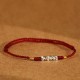 925 Sterling Silver Ultra-Thin Braided Luck Protection Anklet 925 Sterling Silver Ultra-Thin Braided Luck Protection Anklet
