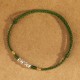 925 Sterling Silver Ultra-Thin Braided Luck Protection Anklet 925 Sterling Silver Ultra-Thin Braided Luck Protection Anklet
