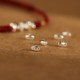 925 Sterling Silver Ultra-Thin Braided Luck Protection Anklet 925 Sterling Silver Ultra-Thin Braided Luck Protection Anklet