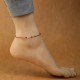 925 Sterling Silver Ultra-Thin Braided Luck Protection Anklet 925 Sterling Silver Ultra-Thin Braided Luck Protection Anklet
