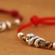 Red String 999 Sterling Silver Year of the Snake Anklet Red String 999 Sterling Silver Year of the Snake Anklet