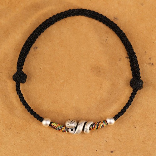 Red String 999 Sterling Silver Year of the Snake Anklet Red String 999 Sterling Silver Year of the Snake Anklet