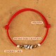 Red String 999 Sterling Silver Year of the Snake Anklet Red String 999 Sterling Silver Year of the Snake Anklet