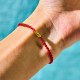 925 Sterling Silver Lucky Golden Bead Bracelet Anklet 925 Sterling Silver Lucky Golden Bead Bracelet Anklet