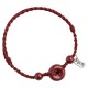 Handmade Cinnabar Peace Buckle Charm Blessing Bracelet Anklet Handmade Cinnabar Peace Buckle Charm Blessing Bracelet Anklet