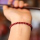 Natural Cinnabar Blessing Red String Bracelet Anklet Natural Cinnabar Blessing Red String Bracelet Anklet