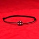 Natural Cinnabar Four Leaf Clover Blessing Bracelet Anklet Natural Cinnabar Four Leaf Clover Blessing Bracelet Anklet