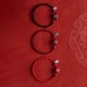 Handmade Cinnabar Peace Buckle Charm Blessing Bracelet Anklet Handmade Cinnabar Peace Buckle Charm Blessing Bracelet Anklet