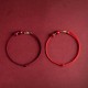 Cinnabar Blessing Red String 14K Gold Infinity Symbol Anklet Cinnabar Blessing Red String 14K Gold Infinity Symbol Anklet