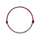925 Sterling Silver Red String Braid Anklet 925 Sterling Silver Red String Braid Anklet