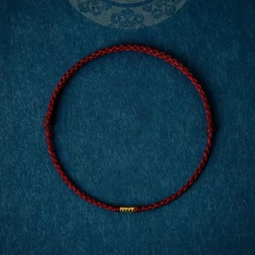 925 Sterling Silver Golden Bead Braided Bracelet Anklet 925 Sterling Silver Golden Bead Braided Bracelet Anklet