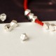 925 Sterling Silver Red String Braid Anklet 925 Sterling Silver Red String Braid Anklet