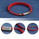 Handmade 925 Sterling Silver Everything Goes Well Protection Bracelet Anklet