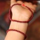 Natural Cinnabar Blessing Red String Bracelet Anklet Natural Cinnabar Blessing Red String Bracelet Anklet