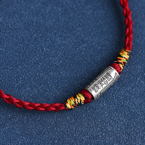 Handmade 925 Sterling Silver Everything Goes Well Protection Bracelet Anklet