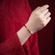 Cinnabar Blessing Red String 14K Gold Infinity Symbol Anklet Cinnabar Blessing Red String 14K Gold Infinity Symbol Anklet