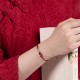 Cinnabar Blessing Red String 14K Gold Infinity Symbol Anklet Cinnabar Blessing Red String 14K Gold Infinity Symbol Anklet