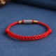 Handmade 925 Sterling Silver Everything Goes Well Protection Bracelet Anklet