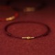 925 Sterling Silver Golden Bead Protection Bracelet Anklet 925 Sterling Silver Golden Bead Protection Bracelet Anklet