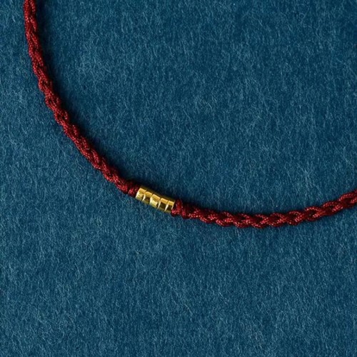 925 Sterling Silver Golden Bead Braided Bracelet Anklet 925 Sterling Silver Golden Bead Braided Bracelet Anklet